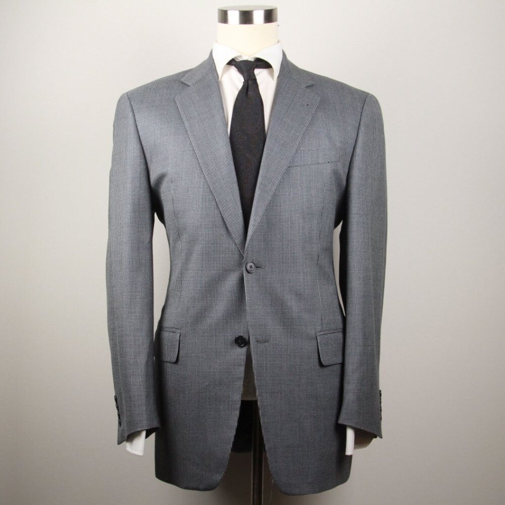 40L Joseph Abboud Sportcoat Jacket Blazer Silk Wool Made in USA E04479